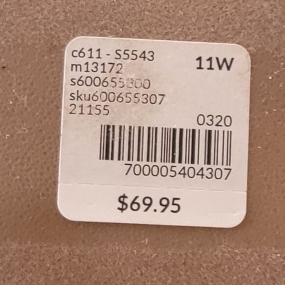 NWT Lane Bryant Raffia Sandals with Ankle Straps - 11W - Picture 7 of 7